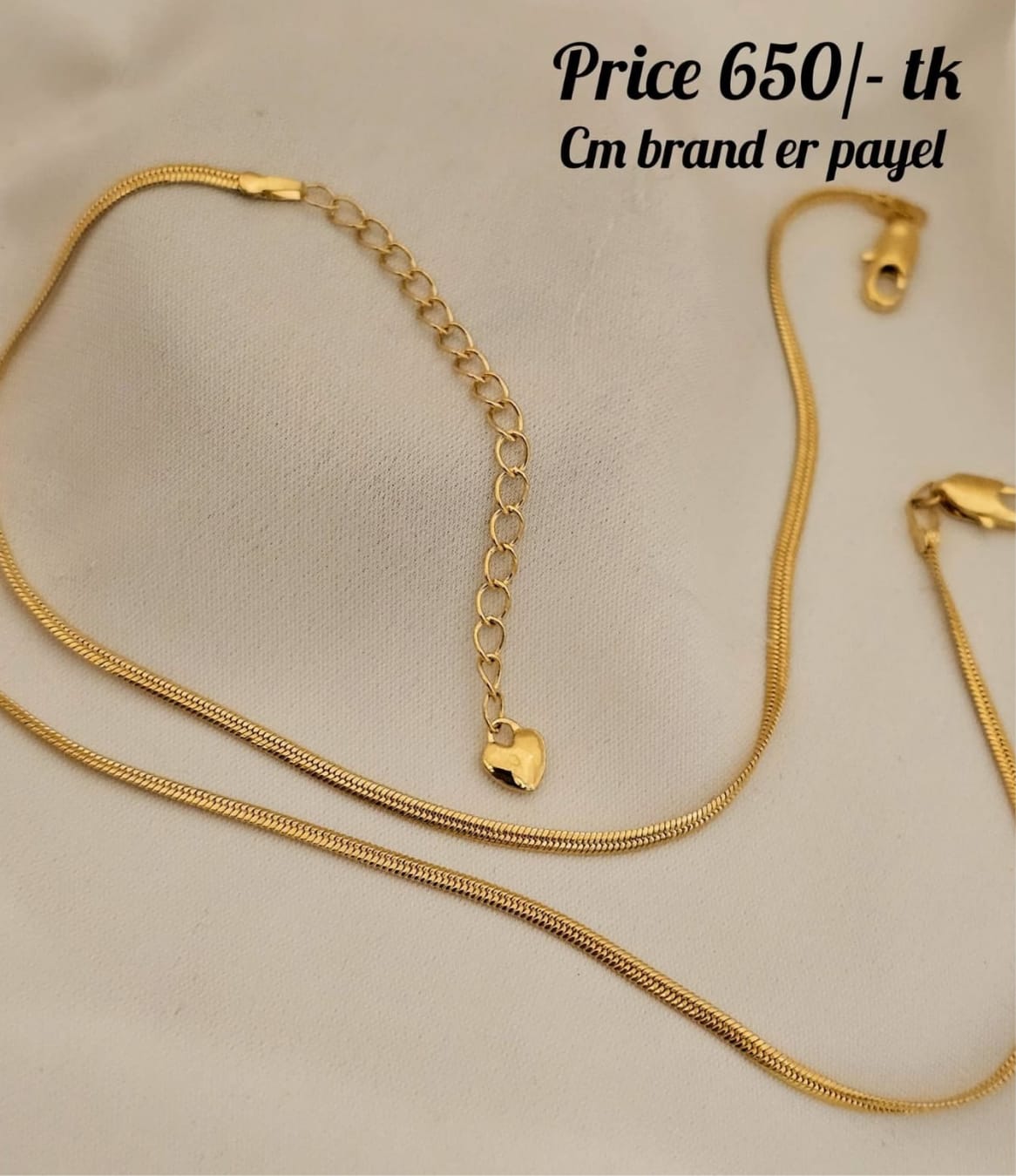Golden Snake Chain Payel (CM Brand)