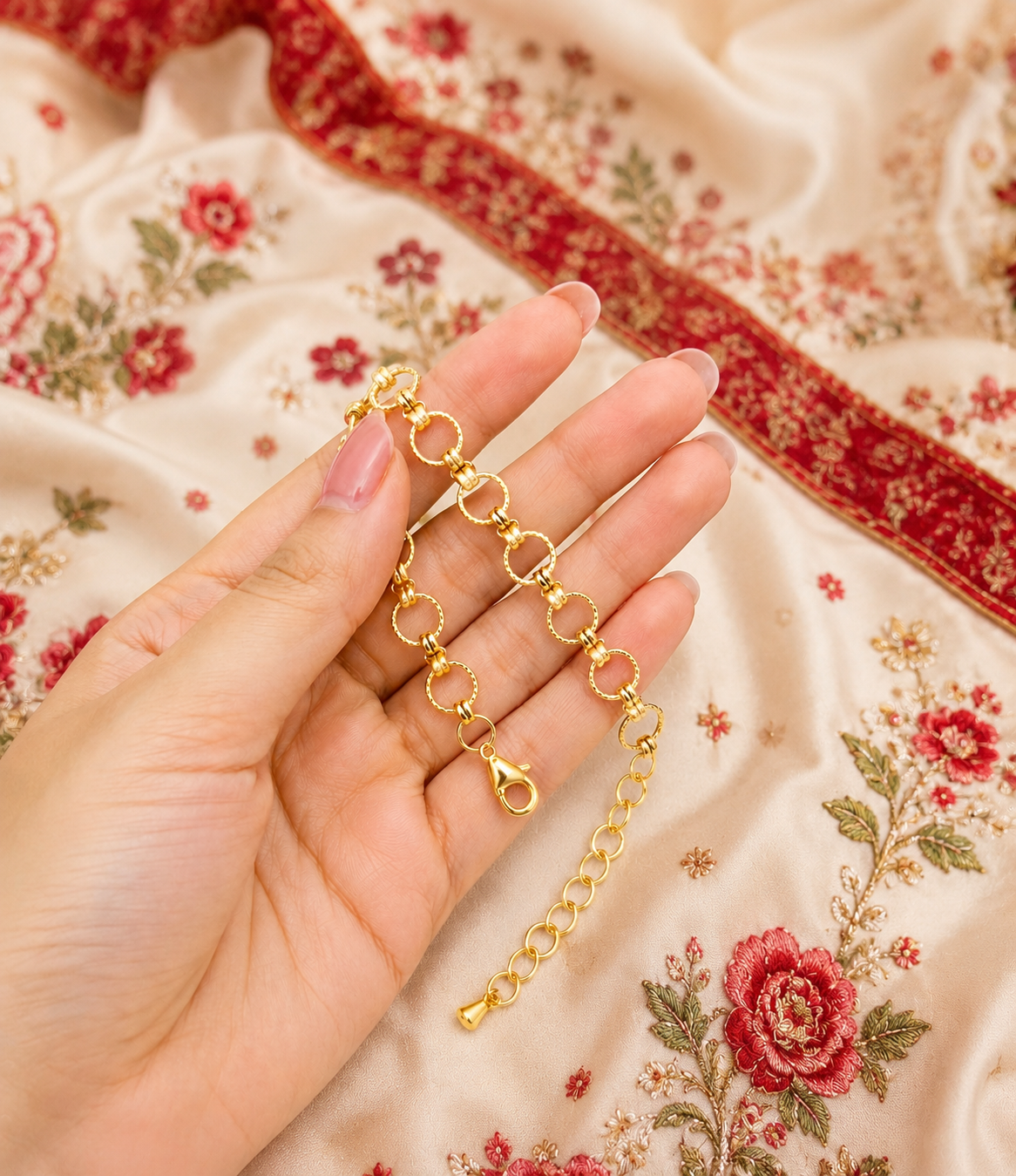 ✨Premium Golden Anklet for Women এলিগ্যান্ট গোল্ডেন পায়েল